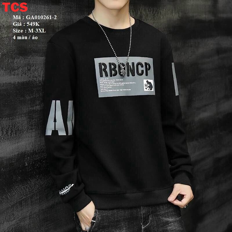 Áo Dài Tay cổ trụ Thun Cotton Cao Cấp 61 TCS nhiều màu | BigBuy360 - bigbuy360.vn