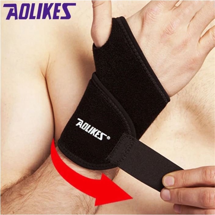Quấn bảo vệ cổ tay AOLIKE A-7937 hỗ trợ nẹp xương ống khớp cổ tay pressure adjustable wrist support