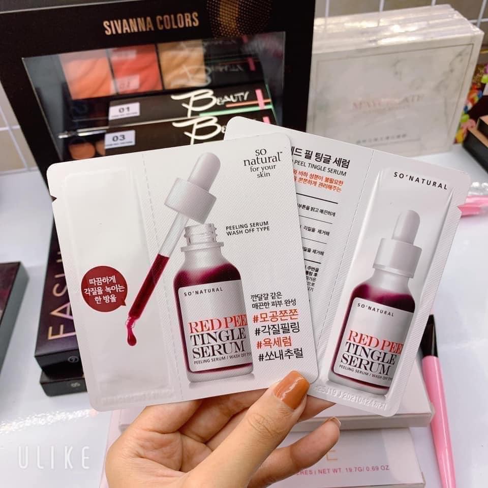 Serum Thay Da Sinh Học Red Peel Hàn Quốc - SAMPLE Peel Da Sinh Học - Tẩy Tế Bào Chết Redpeel