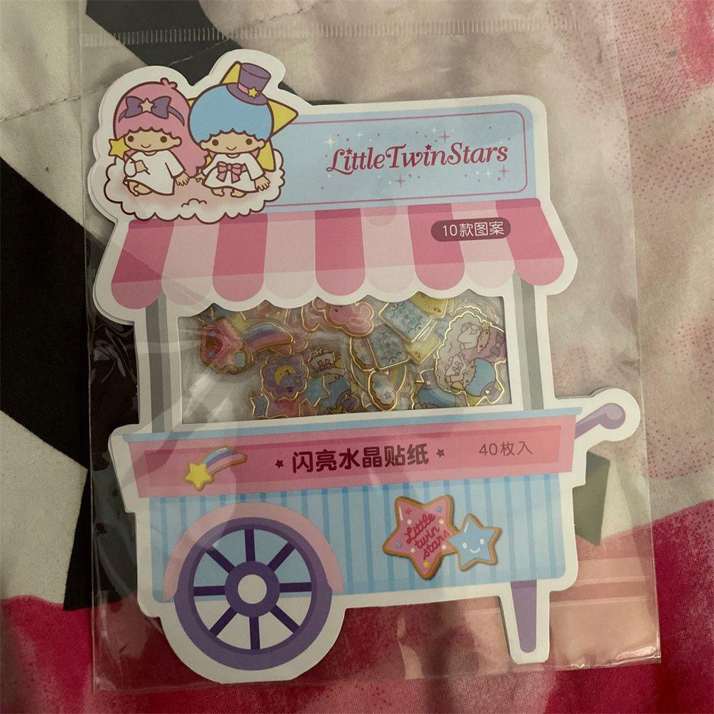 Set 40 Miếng Dán Áp Phích Đa Năng Trang Trí Sổ Tay / Xe Hơi / Guitar / Nhật Ký