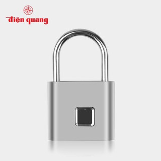 Ổ Khóa Vân Tay Điện Quang ĐQ DIY SMRTLCK1.1 ( Ổ khóa vân tay, loại nhỏ gọn di động, 10 dấu vân tay )