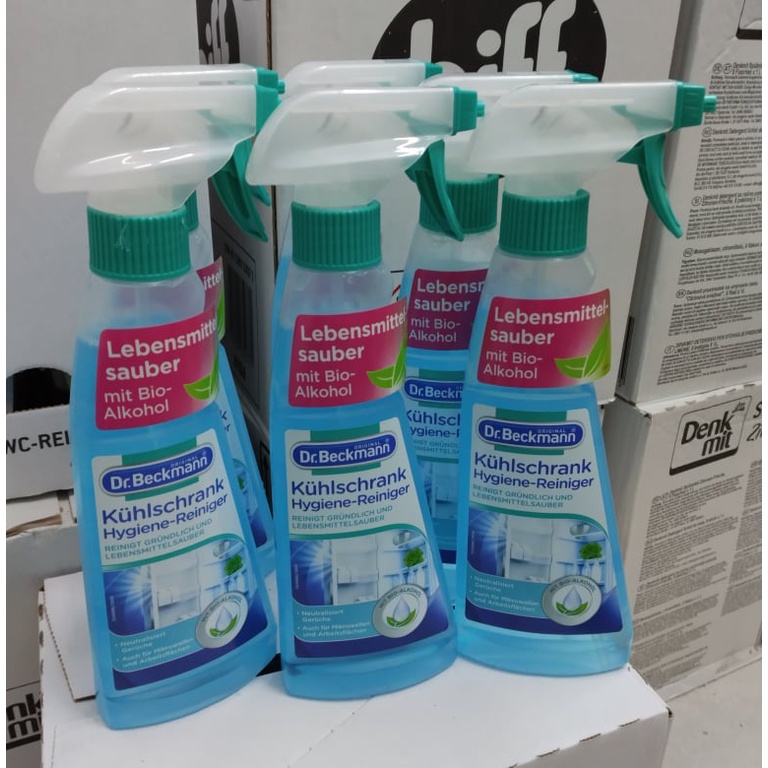 Dr. Beckmann- Dung dịch vệ sinh tủ lạnh, lò vi sóng 250ml giúp vệ sinh sạch sẽ nhanh chóng cả bên trong lẫn bên ngoài