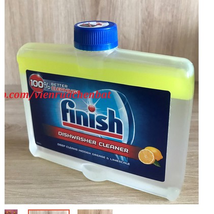 Dung dịch vệ sinh tẩy cặn máy Finish 250ml (NK Đức )