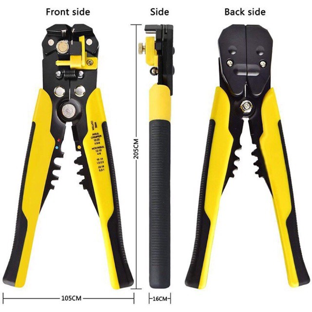 🔎 KỀM TUỐT DÂY ĐIỆN KẾT HỢP BẤM ĐẦU COS 0.2-6Mm