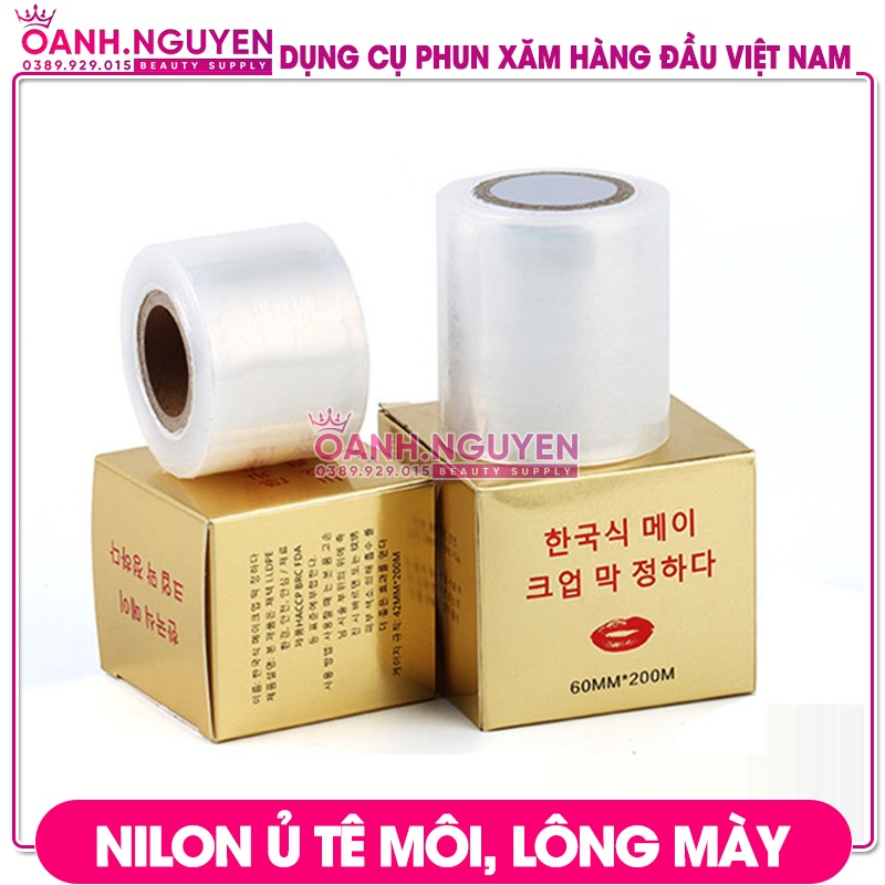 Nilon Ủ Tê Môi Mày Có Dao Cắt, Cuộn Dài 200M