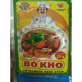 [HCM] Bột gia vị nấu bò kho Thiên Thành gói 25g