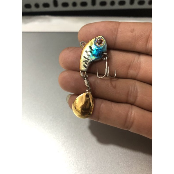 Cá sắt lure có thìa xoay lưỡi Vib nặng 7g /10g /14g