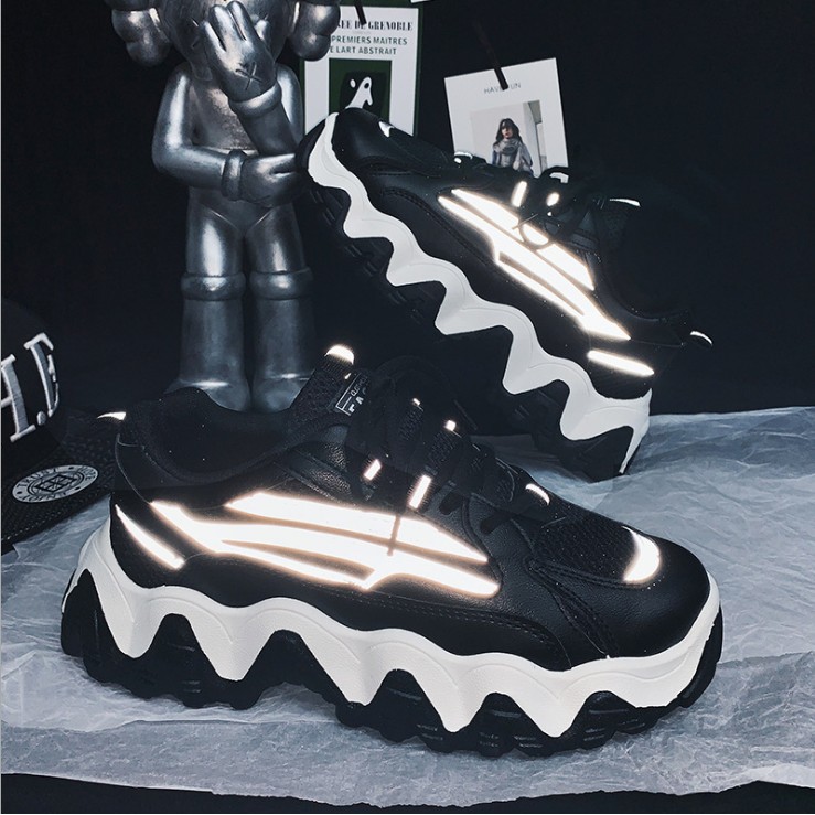 Giày Thể Thao Nam Cao Cấp Chính Hãng- giày Sneakers Nam Đế Cuộn Sóng Tăng Chiều Cao AVI- 345 | BigBuy360 - bigbuy360.vn