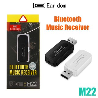 USB Thu BlueTooth EarlDom M22 chính hãng cực nhạy / Dùng cho loa, amply