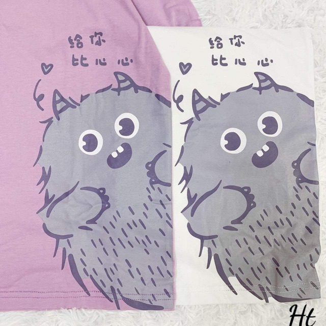 Áo xuông dài tay gấu sừng Hàn Da cá H2Q899