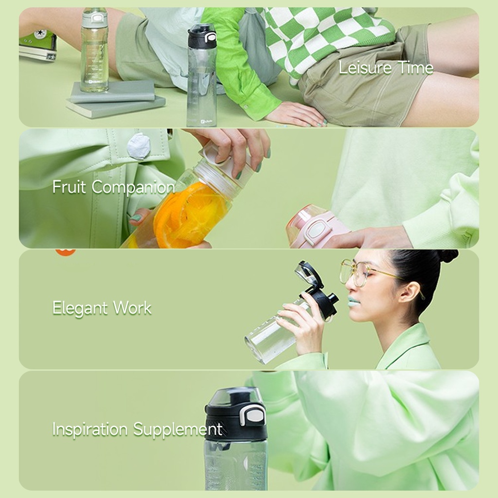 Xiaomi Youpin Bình Nước Thể Thao 600ml / 750ml An Toàn Cho Sức Khỏe