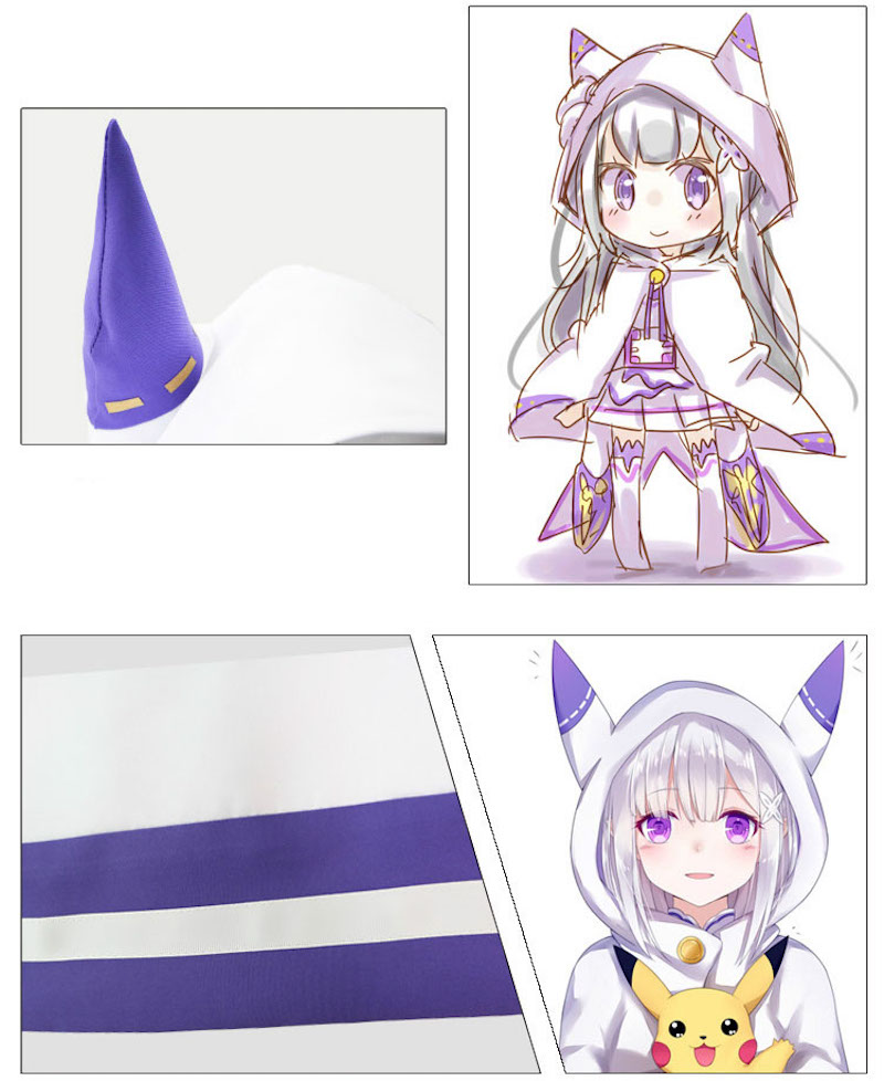 Áo Choàng Cosplay Nhân Vật Emilia Trong Re: Zero | WebRaoVat - webraovat.net.vn