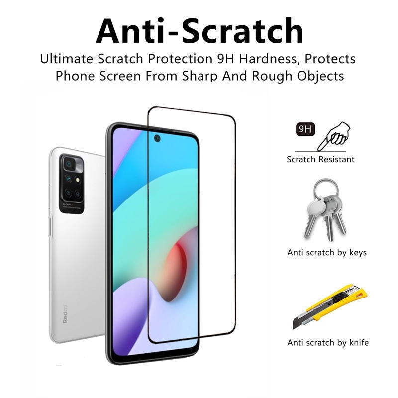 Kính Cường Lực Bảo Vệ Màn Hình Cho Xiaomi Redmi 10 Note10 9T 9S 9 Pro Mi 10T Pro Lite Poco X3 GT NFC Pro