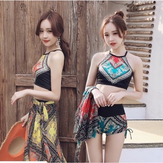 Bikini 3 Mảnh Đồ Bơi Nữ Chống Nắng Upf 50+