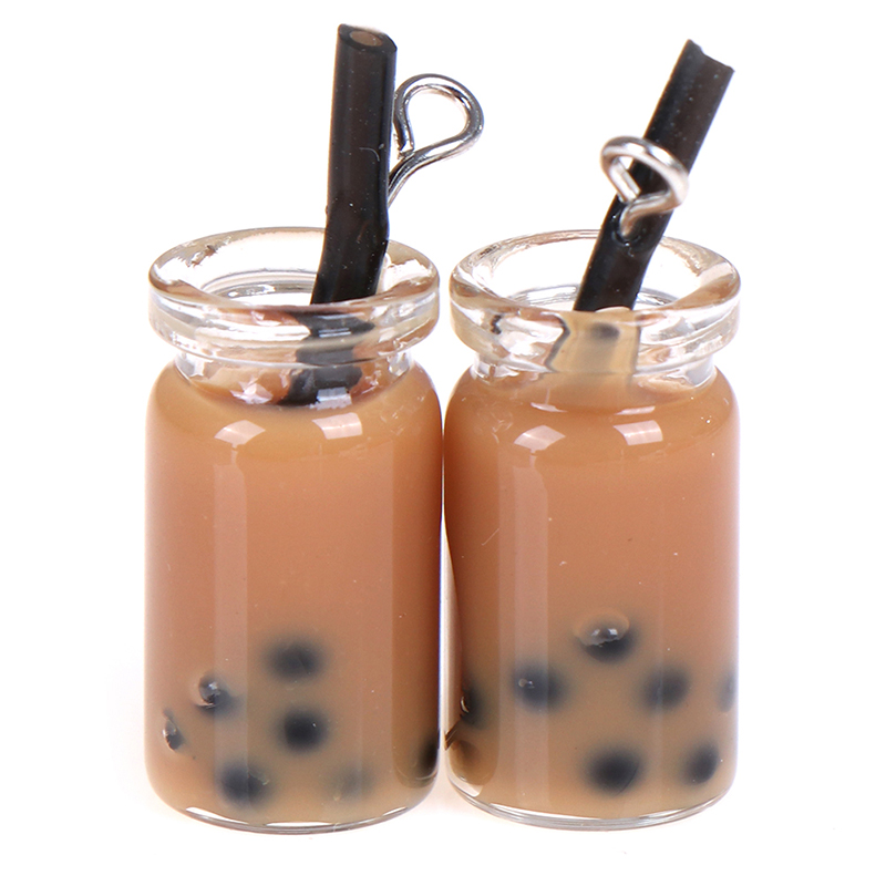 Set 2 Ly Trà Sữa Mini Tỉ Lệ 1: 12 Trang Trí Nhà Búp Bê