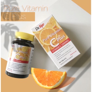 Viên uống tăng cường Vitamin C chống lão hoá Dr.Life Vitamin C Plus 1000mg