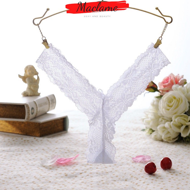 Quần Lọt Khe Ren Chữ Y Phong Cách Châu Âu Đan Chéo Tôn Dáng LK09