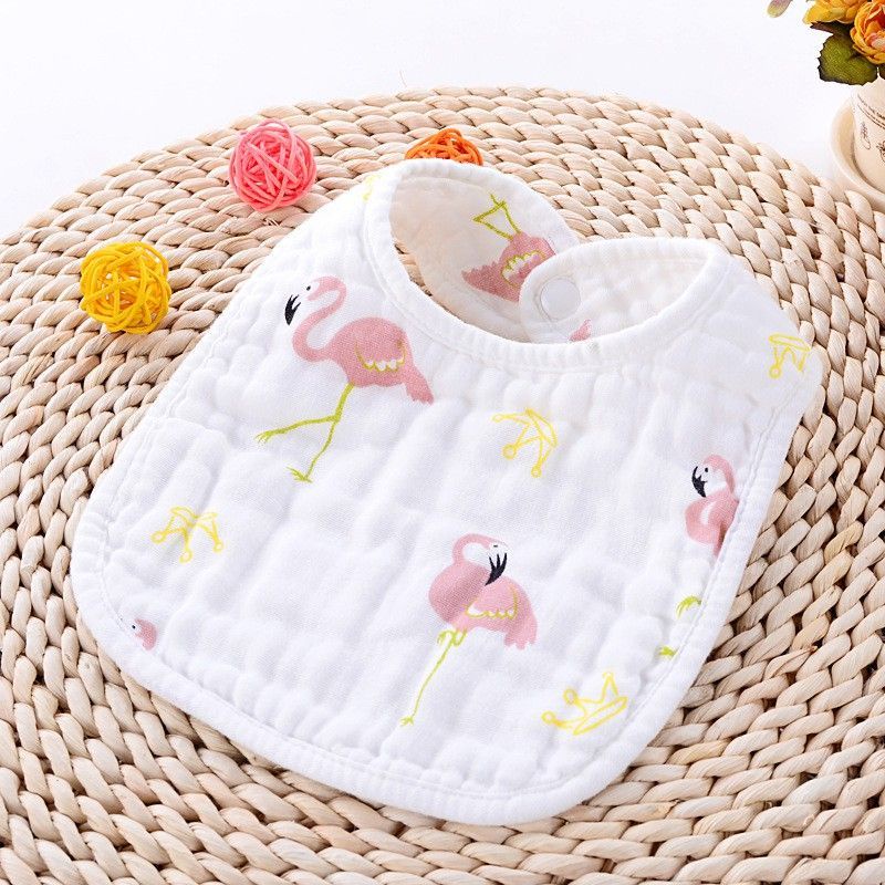 Yếm Xô Vuông 6 Lớp Cúc Bấm Cài Sau Nhiều Mẫu Cho Bé