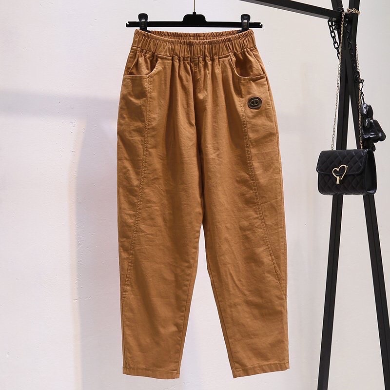 Quần baggy đũi, quần baggy nữ lưng thun bigsize phù hợp cho mọi lứa tuổi