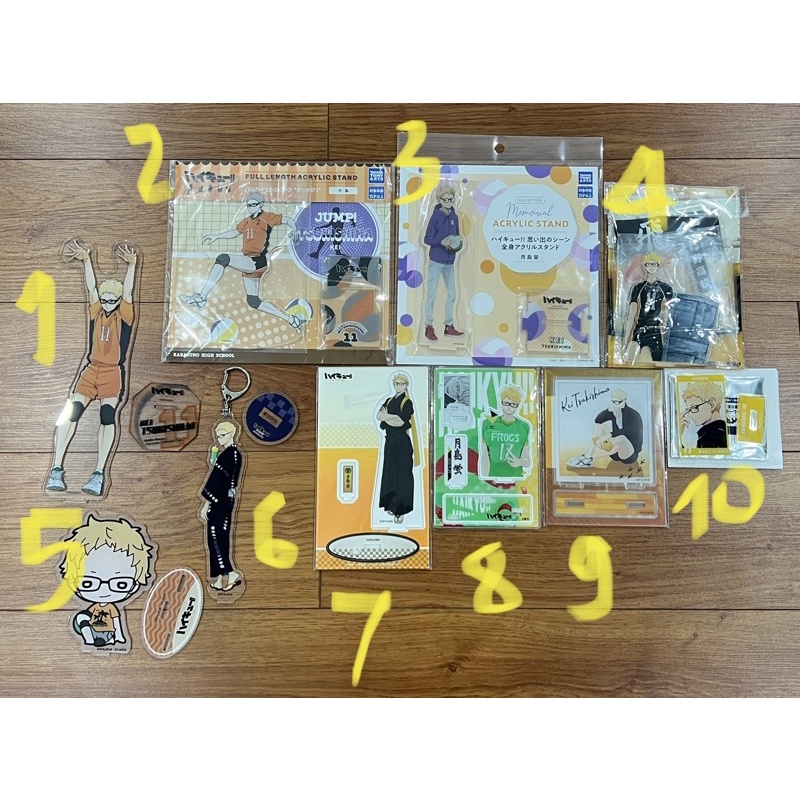 Mô hình standee Tsukishima haikyuu nhiều ver