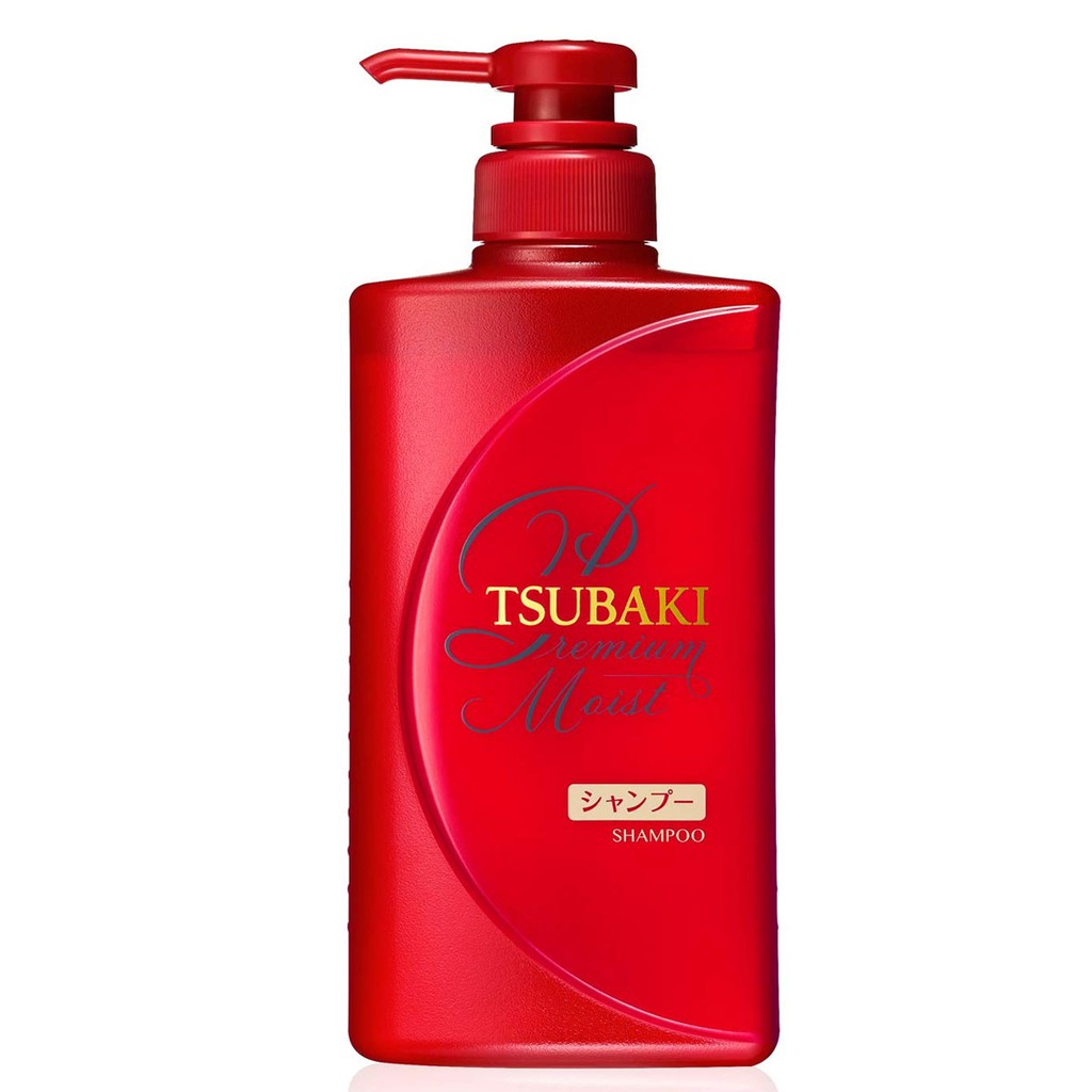 Tsubaki Dầu Gội Dưỡng Tóc Bóng Mượt 490Ml ( màu đỏ )