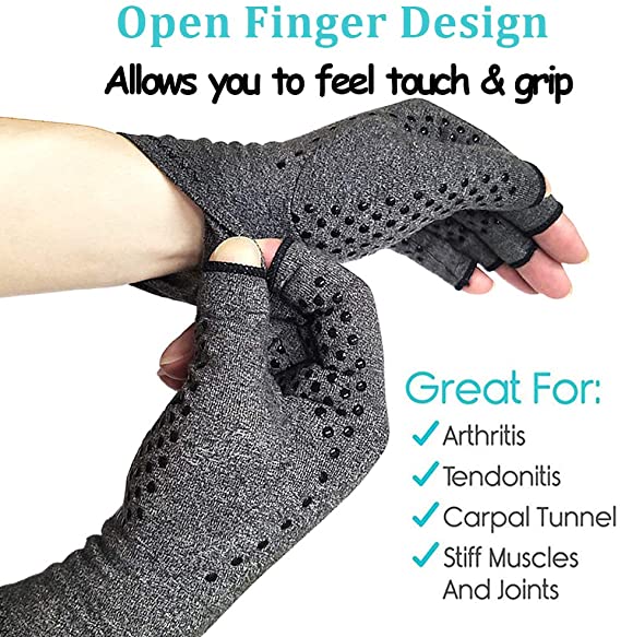 (Hàng Mới Về) Đôi Găng Tay Màu Trơn Chống Trượt Tuyệt Vời Hữu Ích