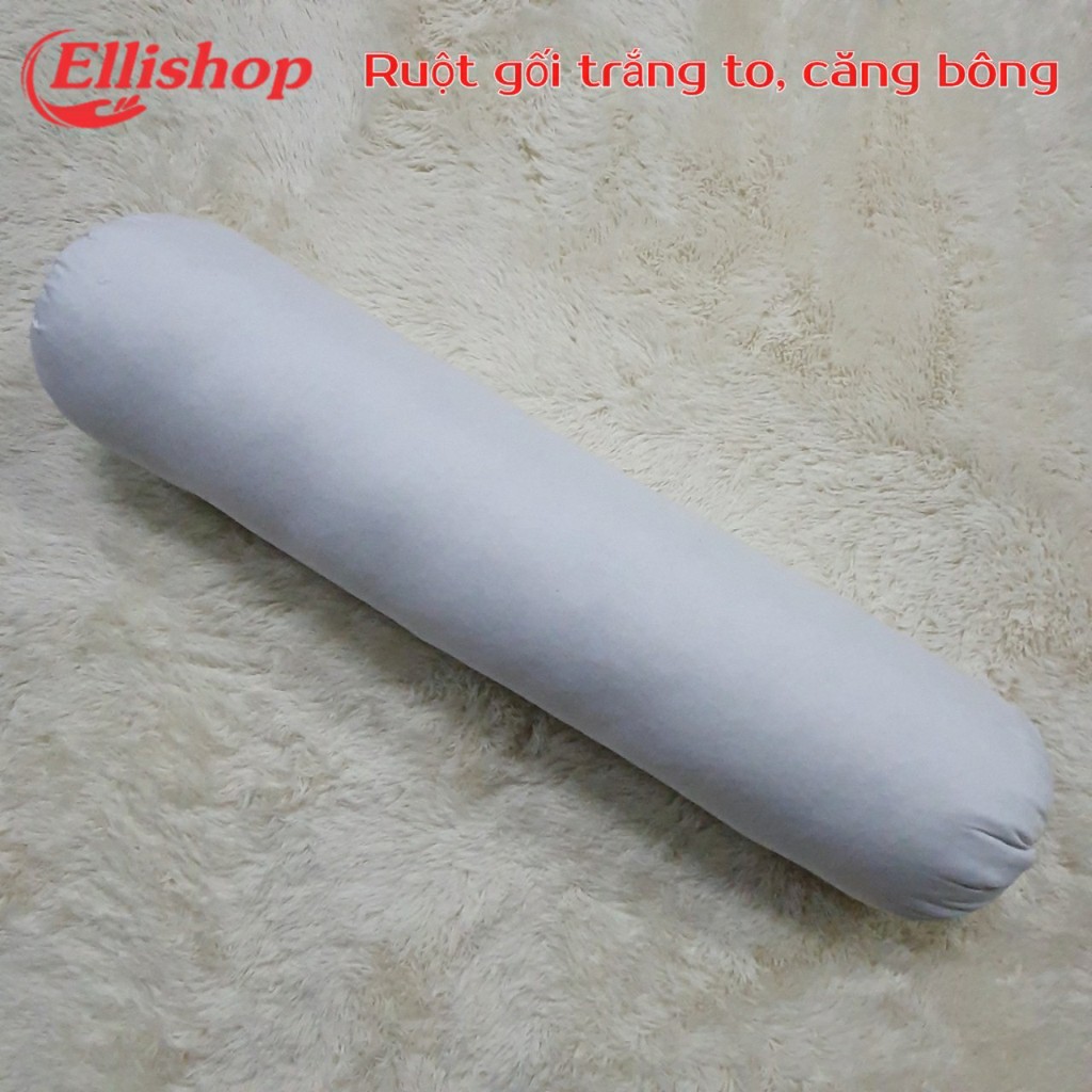 Gối ôm, vỏ gối ôm cotton 100% kích thước 30x95 cm