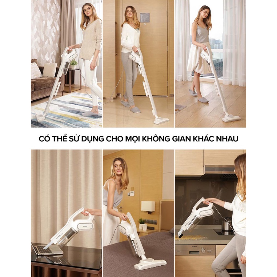 HỎA TỐC - Máy hút bụi Deerma DX700/DX700S - 3 đầu nối - 600W - BH Chính Hãng