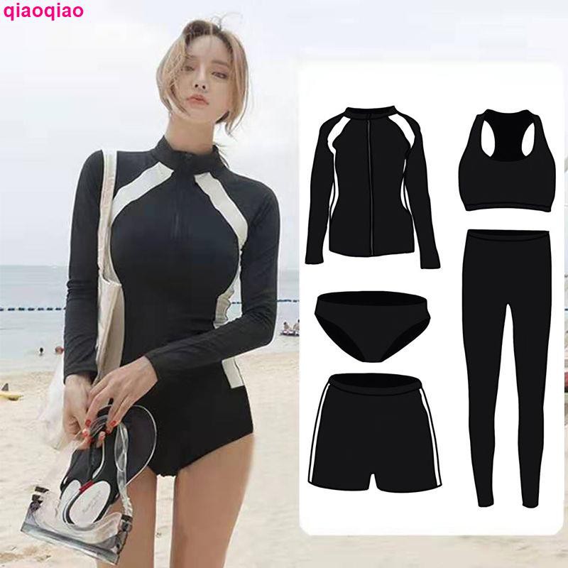 Đồ Bơi Một Mảnh Dài Tay Phong Cách Hàn Quốc Quyến Rũ Dành Cho Nữ | BigBuy360 - bigbuy360.vn