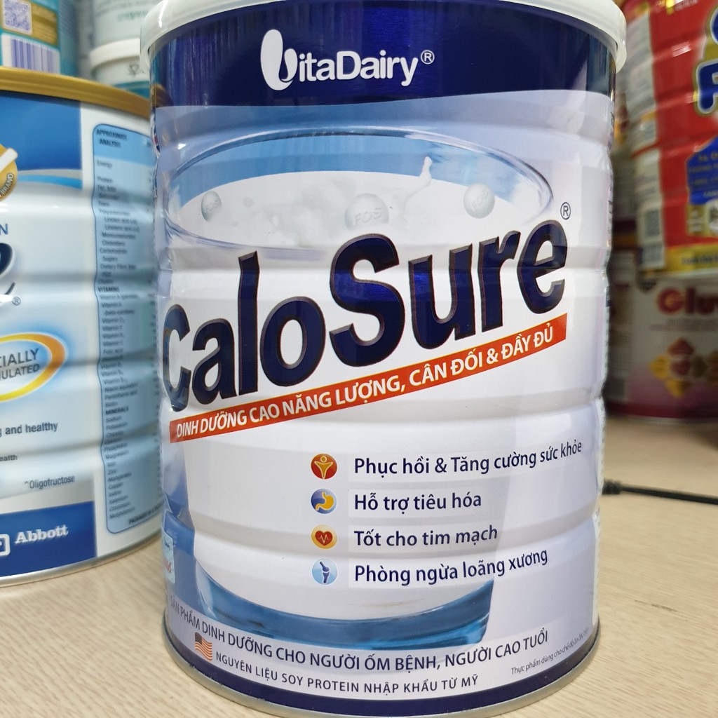 [Mã GROSALE2703 giảm 8% đơn 250K] Sữa CaloSure 900g Vitadairy dinh dưỡng cho người cao tuổi Date 2023
