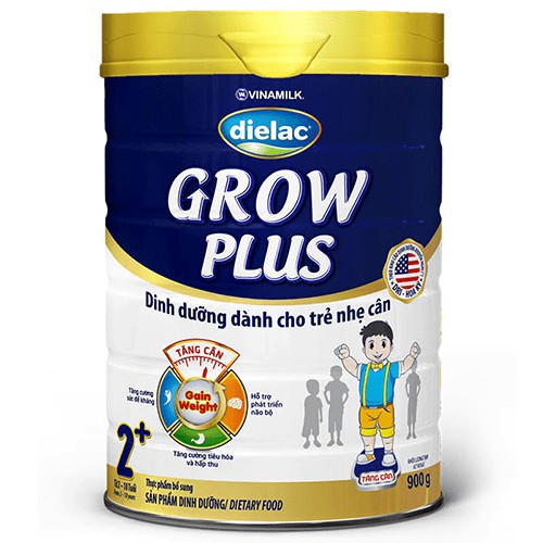 SỮA BỘT DIELAC GROW PLUS (XANH) 2+ 900G (CHO TRẺ TỪ 2 - 10 TUỔI)