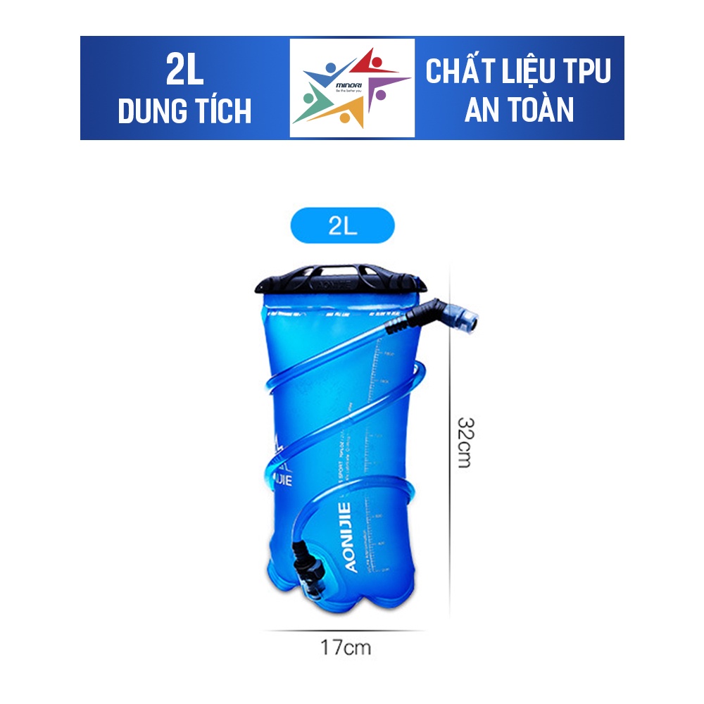 Bình nước Túi Nước  Đựng Vest Nước  Aonijie -  Dung Tích 1.5L-2L-3L, Có Ống Hút Dài
