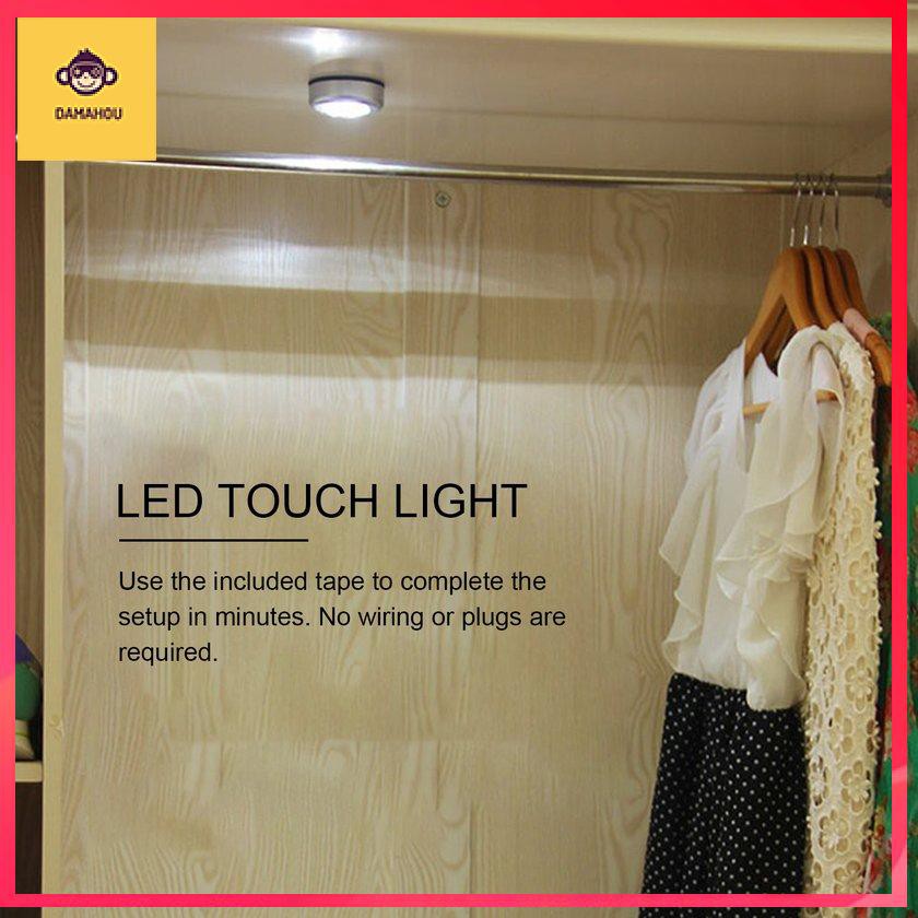 Đèn chiếu sáng LED 3 đèn LED Đèn cảm ứng Đèn tường / tủ Đèn LED mini Đèn ngủ