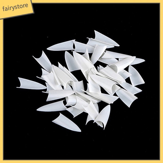 Túi 500 móng tay giả chưa trang trí có nhiều màu sắc để lựa chọn