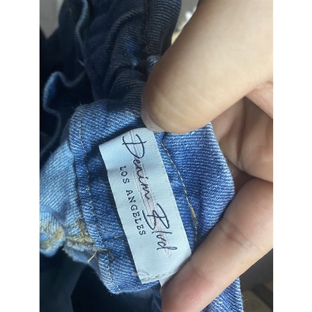 Quần Jeans DENIM BLUD Form Baggy Lưng Thun Mix Màu/ Phối Màu  - 3728