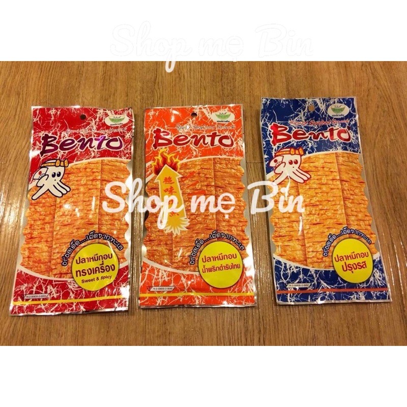 Mực BenTo 💕💕Snack Mực Bento Thái Lan Đủ 3 vị💕💕💕