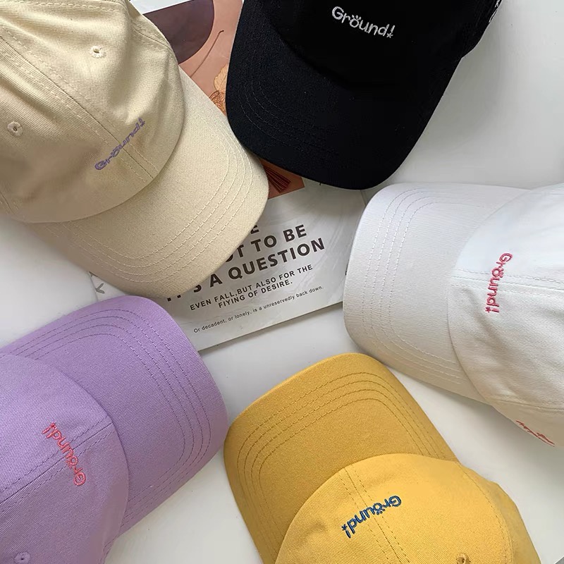 Nón Lưỡi Trai Thêu Chữ Đơn Giản Cá Tính