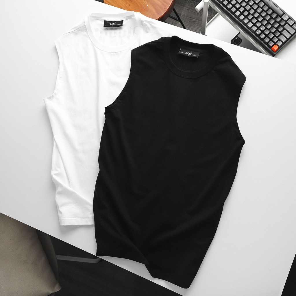 Áo Thun Ba Lỗ Nam In Hình Lưng 2M, Chất Vải Cotton Co Giãn, INF AT010935, SOMEHOW