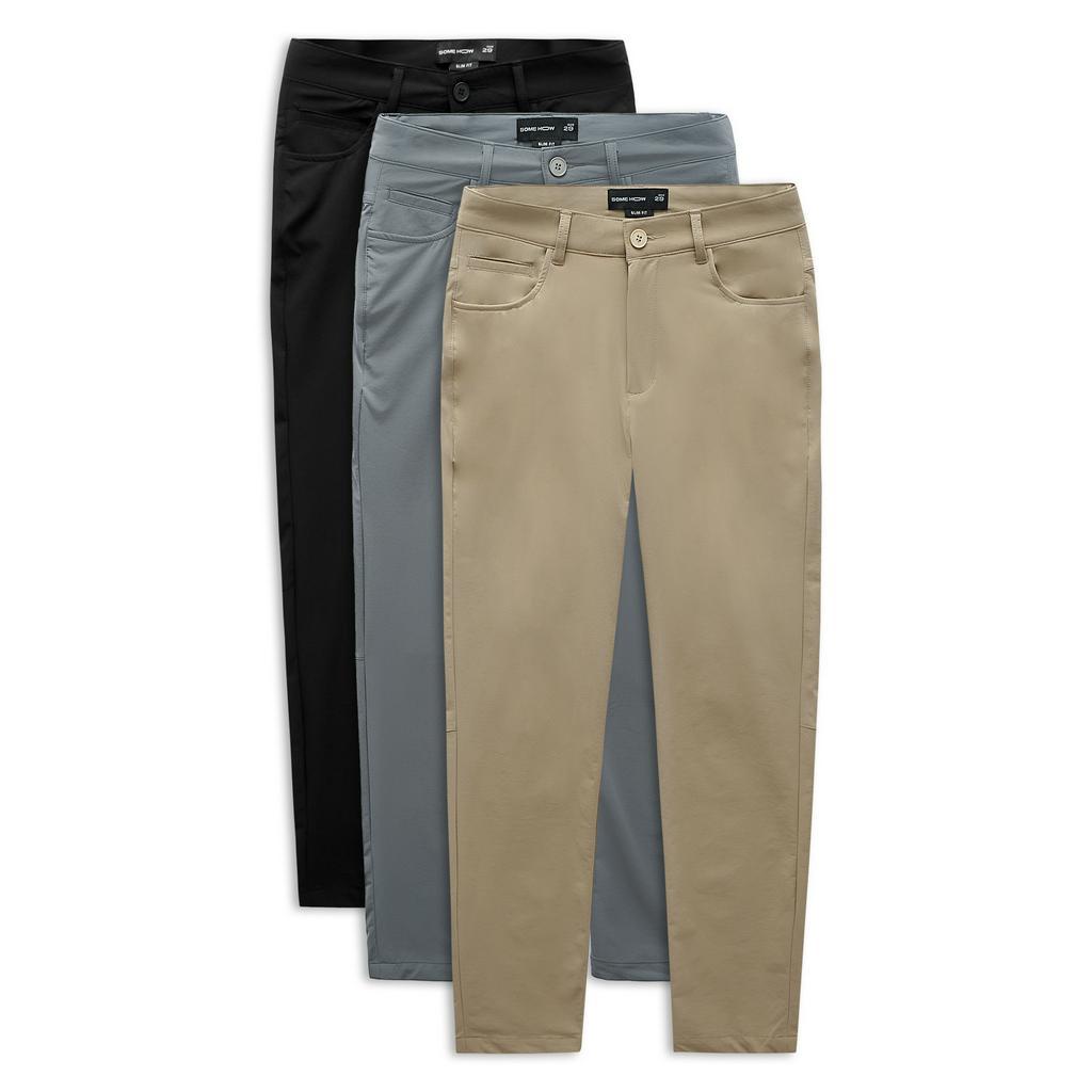 Quần Nam Dài Golf Convenient, Chất Vải 90 Polyester 10 Elasten Thoải Mái, QD0009-07,SOMEHOW