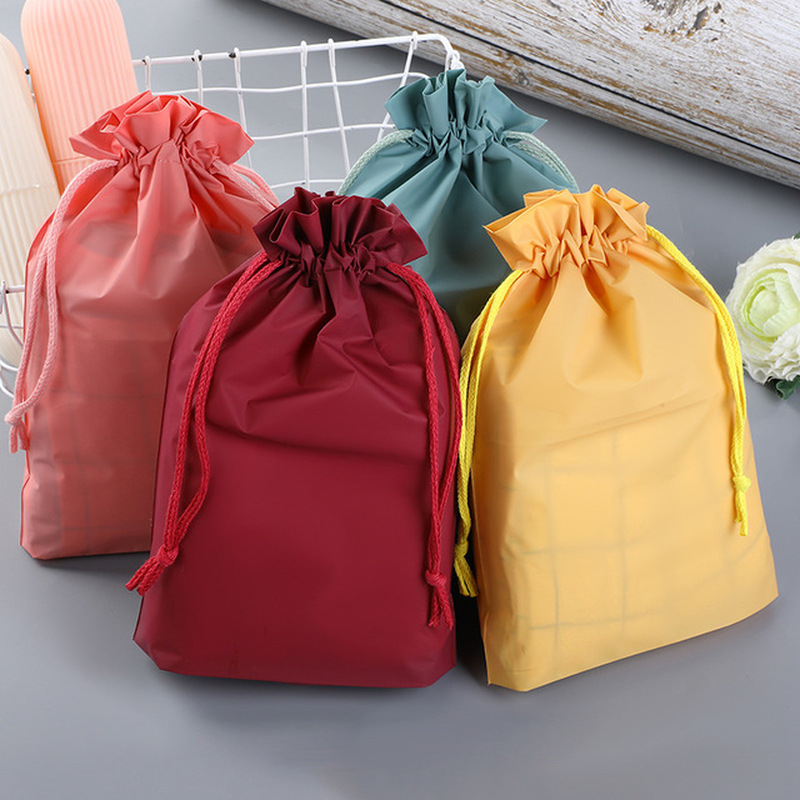 Túi rút đựng đồ đa năng bằng nhựa PE chống thấm nước 20x29cm