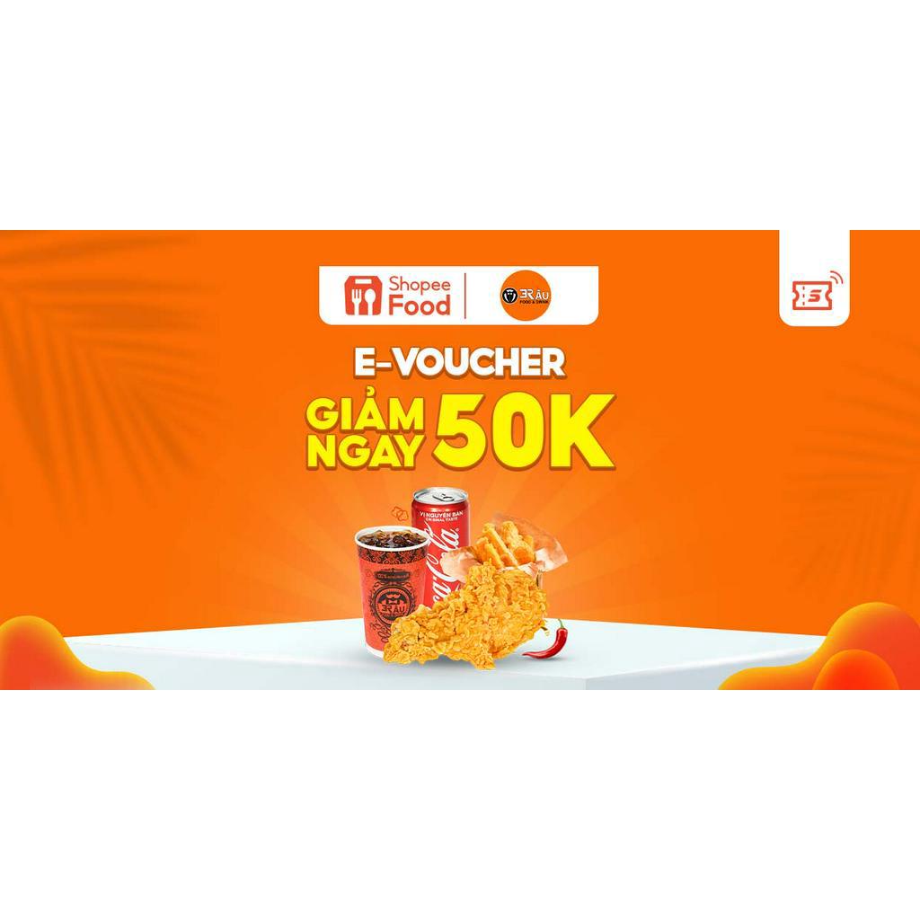 Giảm 50K đơn từ 120K khi đặt Ăn Vặt 3 Râu tại ShopeeFood trên Shopee