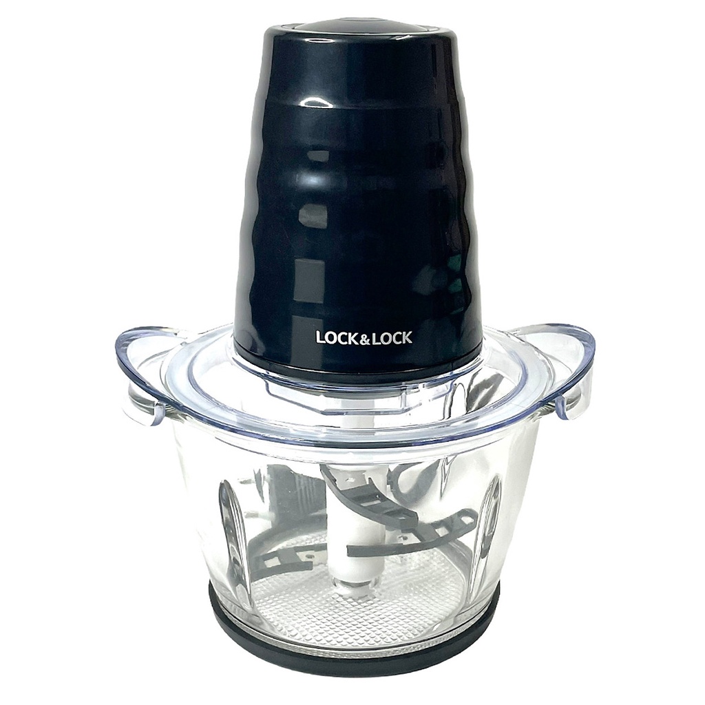 Máy Xay Thịt Cối Thủy Tinh Lock&Lock Meat Chopper EJM156BLK 1 Lít - Hàng Chính Hãng