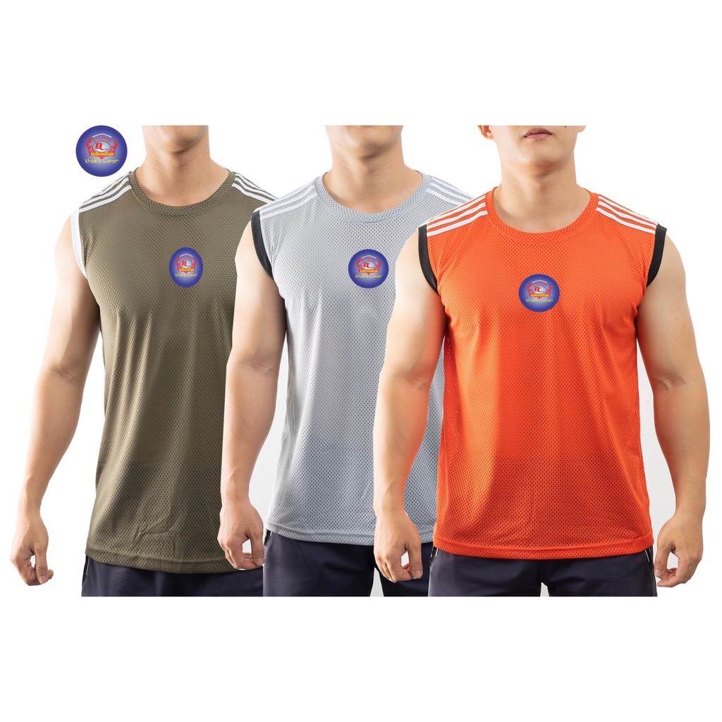 Áo thun nam sát nách thể thao cao cấp mặc vận động thể thao siêu đã A0017