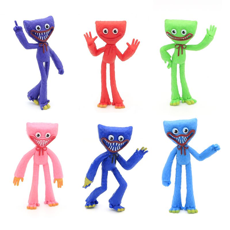 set 6pcs/8pcs Poppy Playtime Huggy Wuggy Action Figure Dolls Kids Gift
