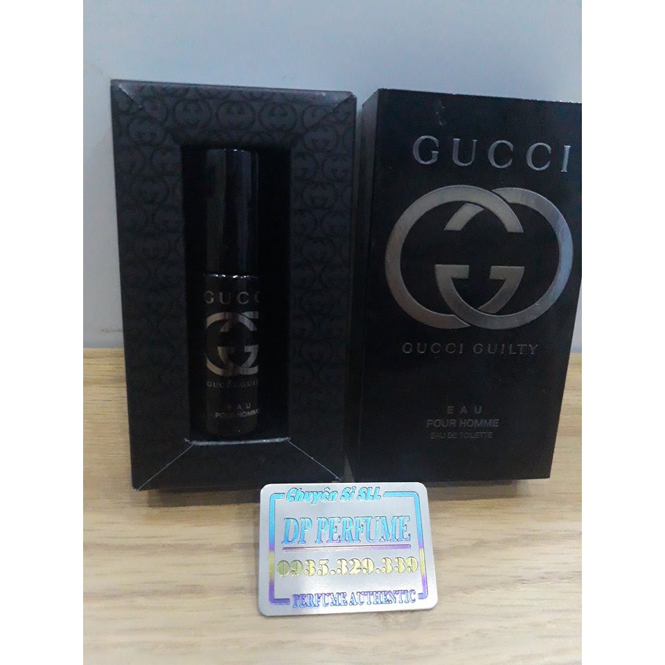 [NƯỚC HOA NAM] – mini GUCCI - Guilty EAU Pour Homme EDT 8ml