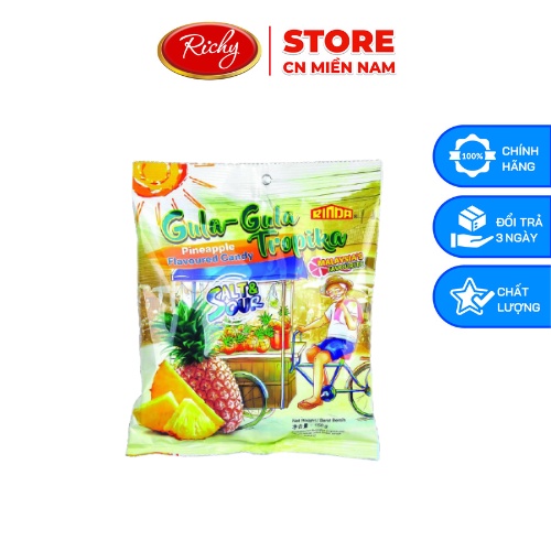 Kẹo Rinda Richy vị Dứa Muối 150g