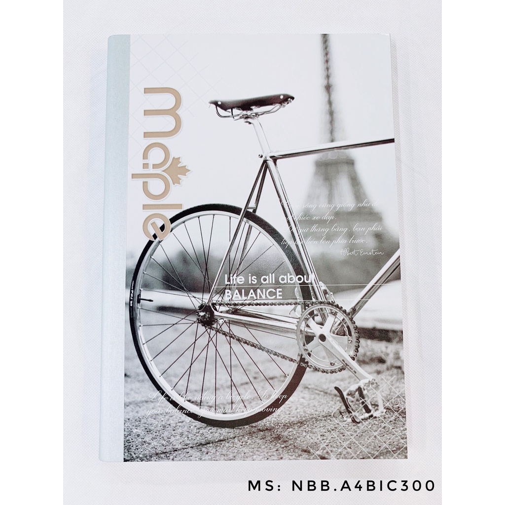 Sổ A4 Mc.ple 300 trang Bicycle - 3114
