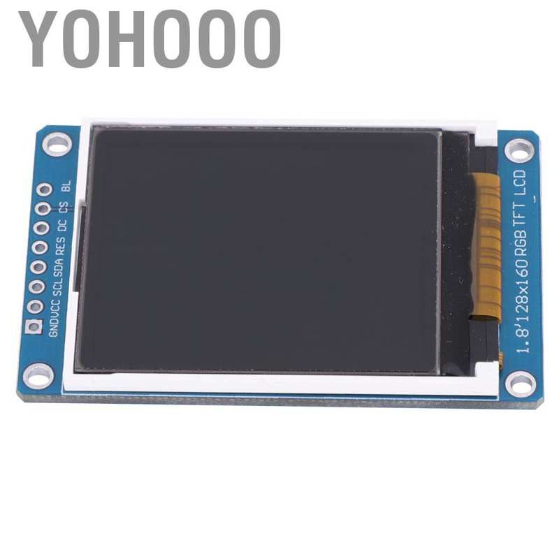 Yohooo 1.8"  ST7735S TFT LCD Display Screen 128RGB x 160 Resolution SPI for Arduino