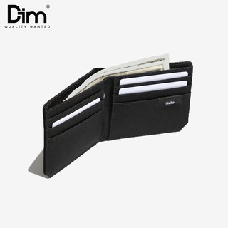 Ví Vải DIM Basic Wallet Unisex ( Đựng 6 - 10 Thẻ , Vải Polyester Canvas Chống Nước, Thiết Kế Tối Ưu Chứa Đựng) - Màu Đen