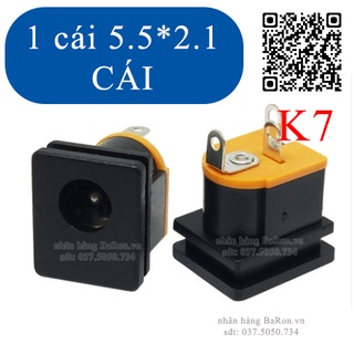 Jack cắm nguồn vuông DC 5.5x2.1 Jack cái